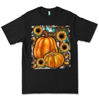 Black sunflowers, pumpkin, cowhide, serape Premium Tee - JahusDesignShop