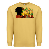 Antique Gold Black is beautiful Premium Sweatshirt - HowdyJamesFarm