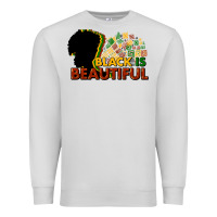 Dove Grey Black is beautiful Premium Sweatshirt - HowdyJamesFarm