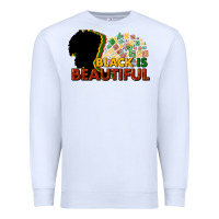 White Black is beautiful Premium Sweatshirt - HowdyJamesFarm