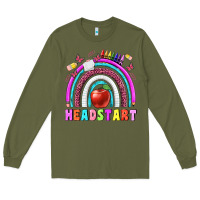 Army Green headstart Long Sleeve Tee - BundleAndBundleShop