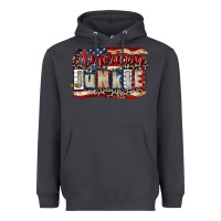 Smoke American junkie 4th of july Heavyweight Hoodie - CowGirlArtShop
