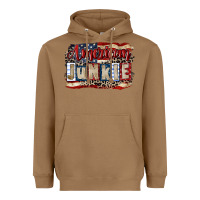 Toasted Coconut American junkie 4th of july Heavyweight Hoodie - CowGirlArtShop