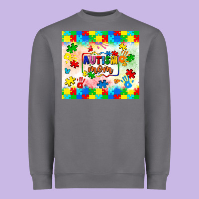Autism Mom Heavyweight Sweatshirt Designed By Lillyallendesigns