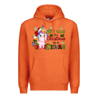 Carrot all i want for christmas is a unicorn Premium Hoodie - CowGirlArtShop