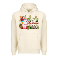 Tofu all i want for christmas is a unicorn Premium Hoodie - CowGirlArtShop