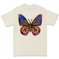 Bone 4th of july butterfly Premium Tee - BundleAndBundleShop