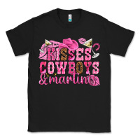 Black kisses cowboys martinis Classic Tee - NancyCooperArtShop