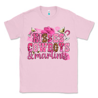 Bubblegum Pink kisses cowboys martinis Classic Tee - NancyCooperArtShop