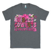 Charcoal Heather kisses cowboys martinis Classic Tee - NancyCooperArtShop