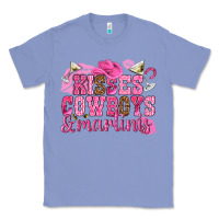 Colony Blue kisses cowboys martinis Classic Tee - NancyCooperArtShop