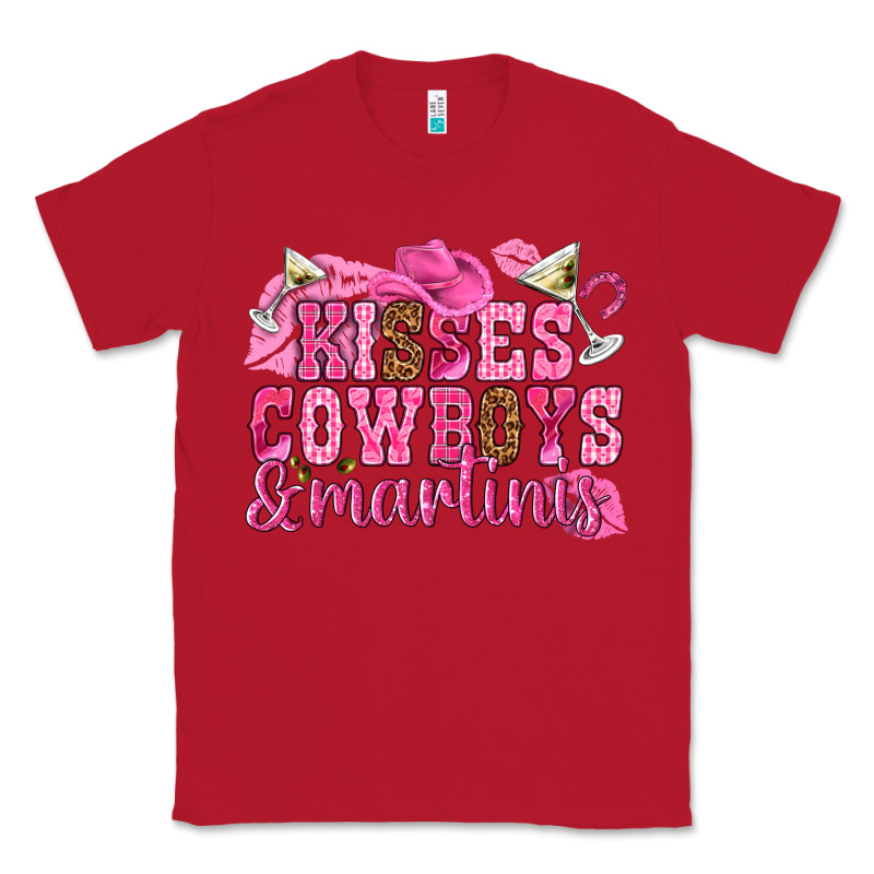 Kisses Cowboys Martinis Classic Tee by NancyCooperArtShop | Teevron