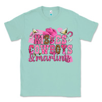 Seafoam kisses cowboys martinis Classic Tee - NancyCooperArtShop