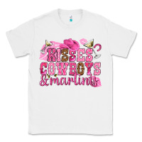 White kisses cowboys martinis Classic Tee - NancyCooperArtShop