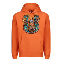 Carrot highland cow horseshoe Premium Hoodie - JahusDesignShop