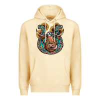 Pina Colada highland cow horseshoe Premium Hoodie - JahusDesignShop