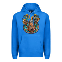 True Royal highland cow horseshoe Premium Hoodie - JahusDesignShop