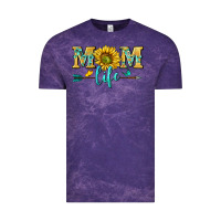 Cloud Purple mom life Vintage Tee - NancyCooperArtShop