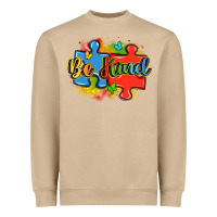 Mushroom be kind autism Heavyweight Sweatshirt - LillyAllenDesigns