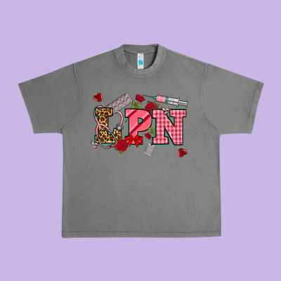 Valentinesday Lpn Urban Heavy Tee Designed By Nancycooperartshop