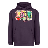 Plum Love Nursing leopard Heavyweight Hoodie - CowGirlArtShop