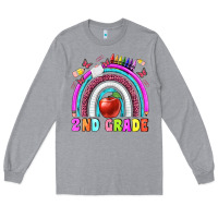 Heather Grey 2 nd grade Long Sleeve Tee - BundleAndBundleShop