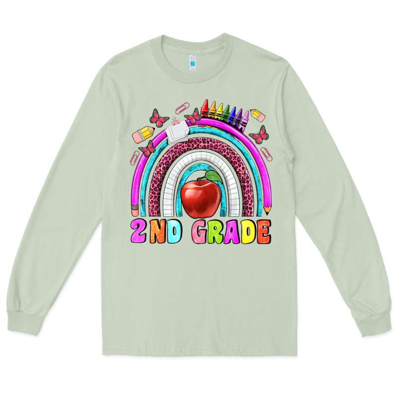 2 Nd Grade Long Sleeve Tee by BundleAndBundleShop | Teevron