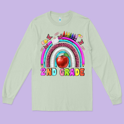 2 Nd Grade Long Sleeve Tee Designed By Bundleandbundleshop