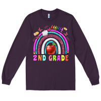 Plum 2 nd grade Long Sleeve Tee - BundleAndBundleShop
