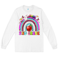 White 2 nd grade Long Sleeve Tee - BundleAndBundleShop