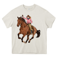 Cream cowgirl Heavy Core Tee - Artiststas