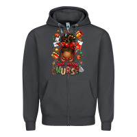 Smoke one merry nurse afro messy bun Zipper Hoodie - texasbilliewilder