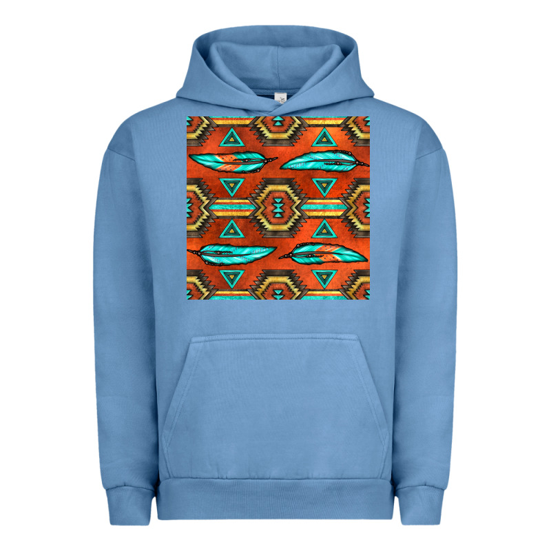 Native American Aztec Seamless Pattern 2 Urban Hoodie by BundleAndBundleShop | Teevron