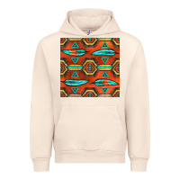 Sandshell native american aztec seamless pattern 2 Urban Hoodie - BundleAndBundleShop