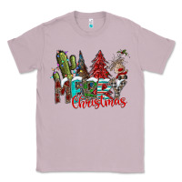 Lilac Merry Christmas Classic Tee - CowhideDigitalArt