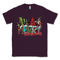 Plum Merry Christmas Classic Tee - CowhideDigitalArt