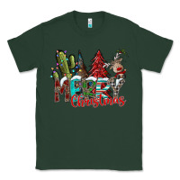 Sports Green Merry Christmas Classic Tee - CowhideDigitalArt