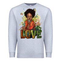Heather Grey Black are boy love Premium Sweatshirt - HowdyJamesFarm