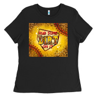 Black rub some dirt on it softball Ladies Tee - Jasminsmagicworld