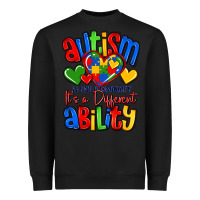 Black autism is not a disability it's a different abilit Heavyweight Sweatshirt - LillyAllenDesigns