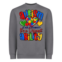 Storm autism is not a disability it's a different abilit Heavyweight Sweatshirt - LillyAllenDesigns