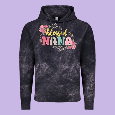 Blessed Nana Vintage Hoodie Designed By Maliassmallbusiness
