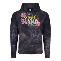 Cloud Black blessed nana Vintage Hoodie - MaliasSmallBusiness