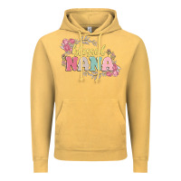 Vintage Mustard blessed nana Vintage Hoodie - MaliasSmallBusiness