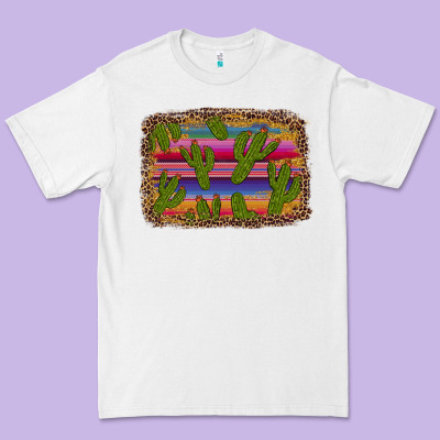Cinco De Mayo Leopard Frame Premium Tee Designed By Artiststas