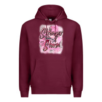 Burgundy stronger than the storm Premium Hoodie - CowGirlArtShop