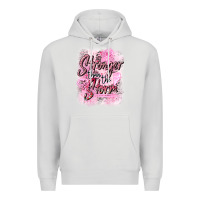 Dove Grey stronger than the storm Premium Hoodie - CowGirlArtShop