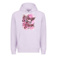 Lilac stronger than the storm Premium Hoodie - CowGirlArtShop