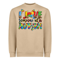 Mushroom i love someone with autism Heavyweight Sweatshirt - LillyAllenDesigns
