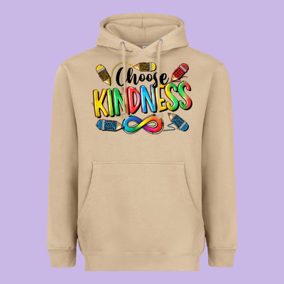 Chose Kindness Autism Heavyweight Hoodie Designed By Cowgirlartshop